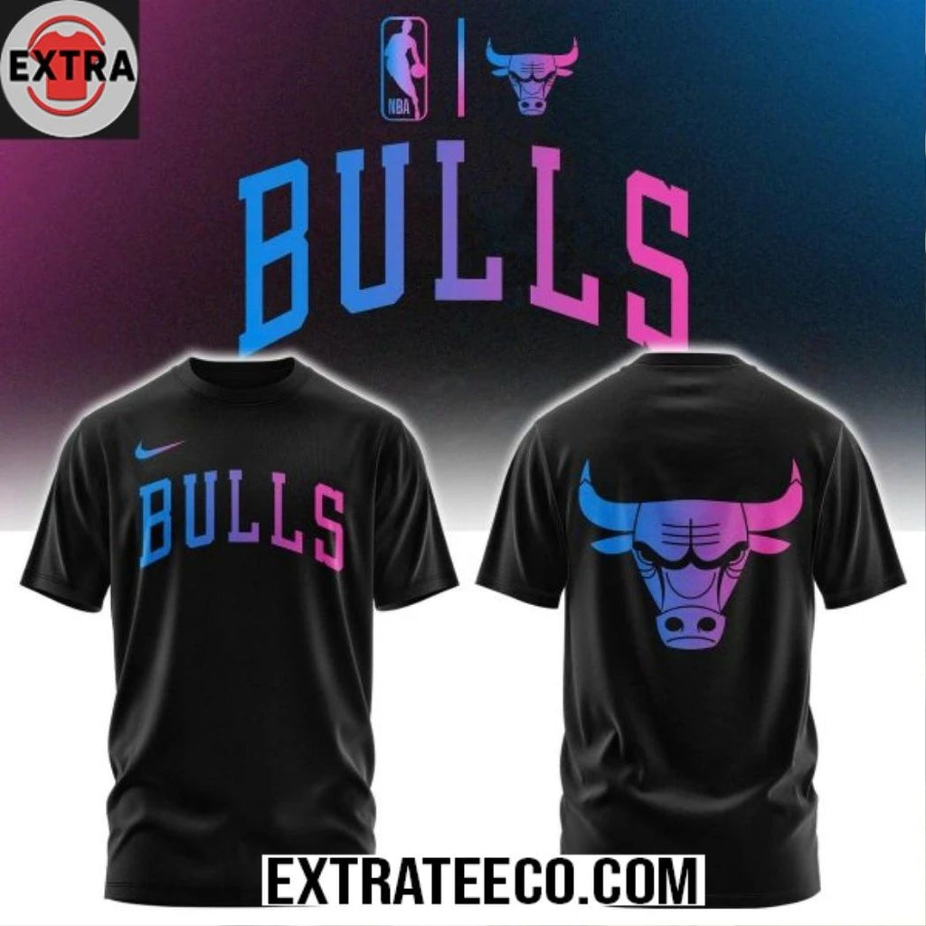 Chicago Bulls x Cyberpunk Night 2026 NBA Champs Shirt