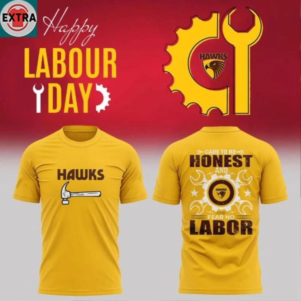 Hawthorn Hawks x Labour Day 2026 Worker Tribute Game Hoodie Shirts