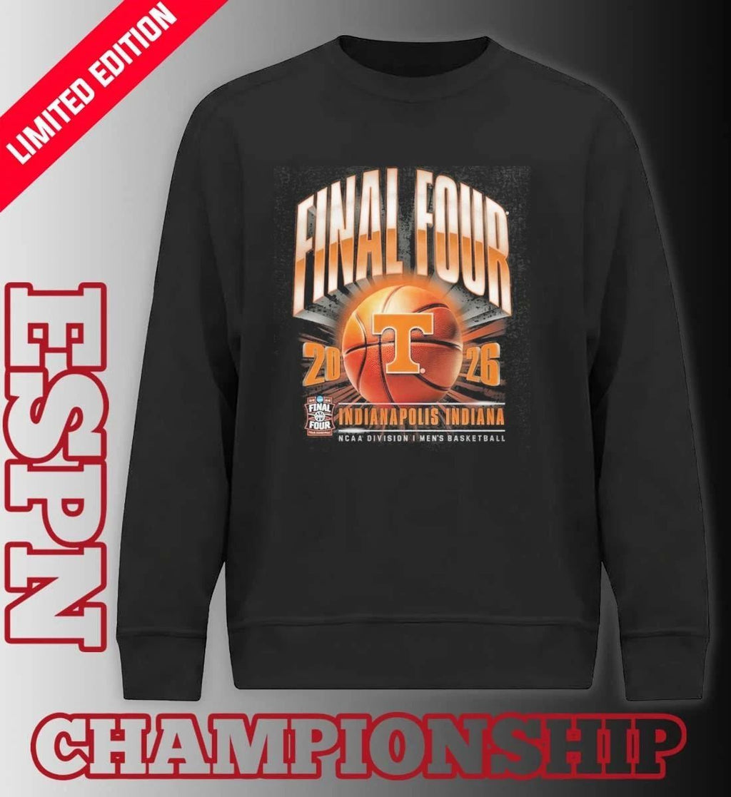 Tennessee Volunteers 2026 NCAA Men’s Basketball Tournament March Madness Final Four Vintage T-Shirt