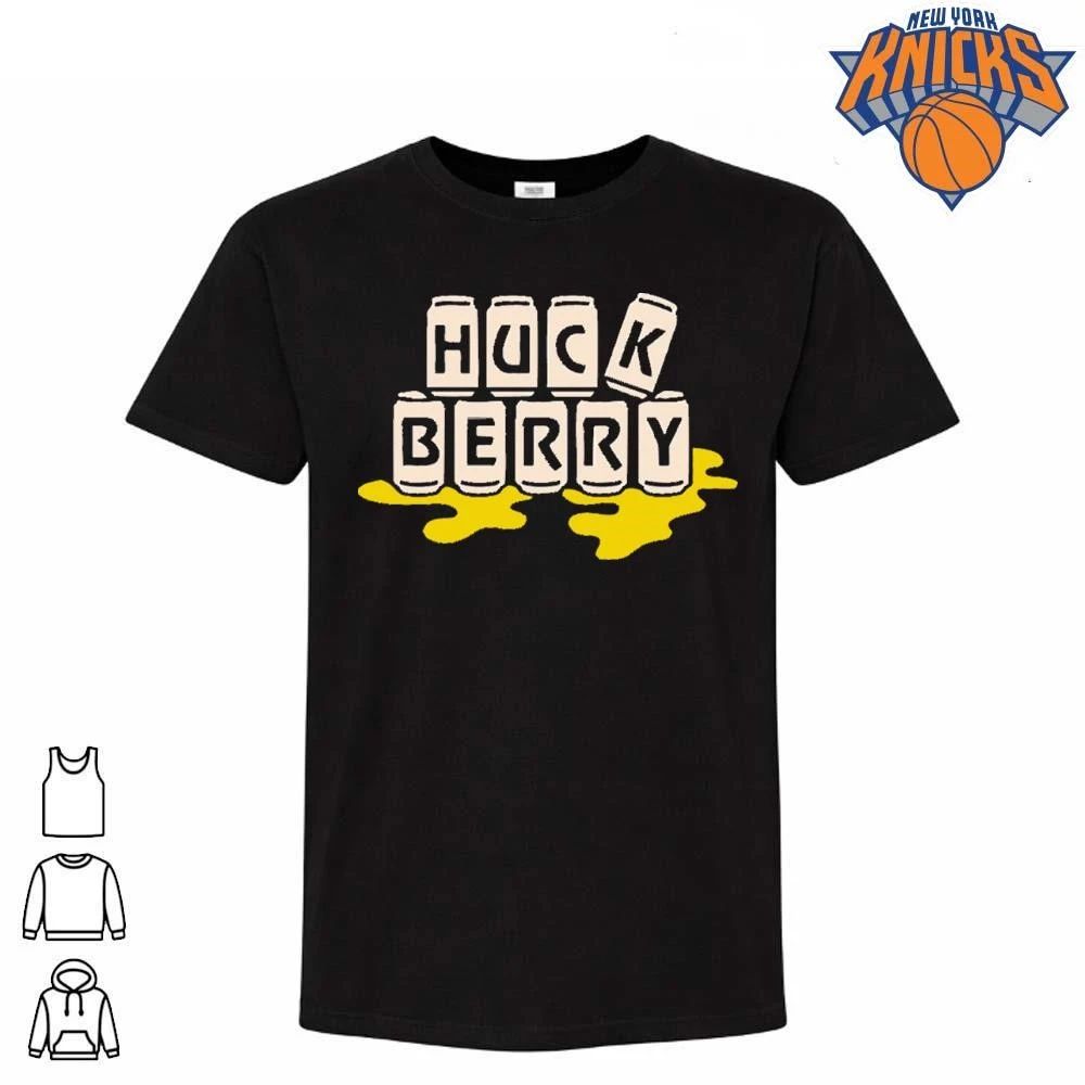 Huckberry Craft Beer Cans Spilled Beer Liquid Typography Party Graphic Shirt