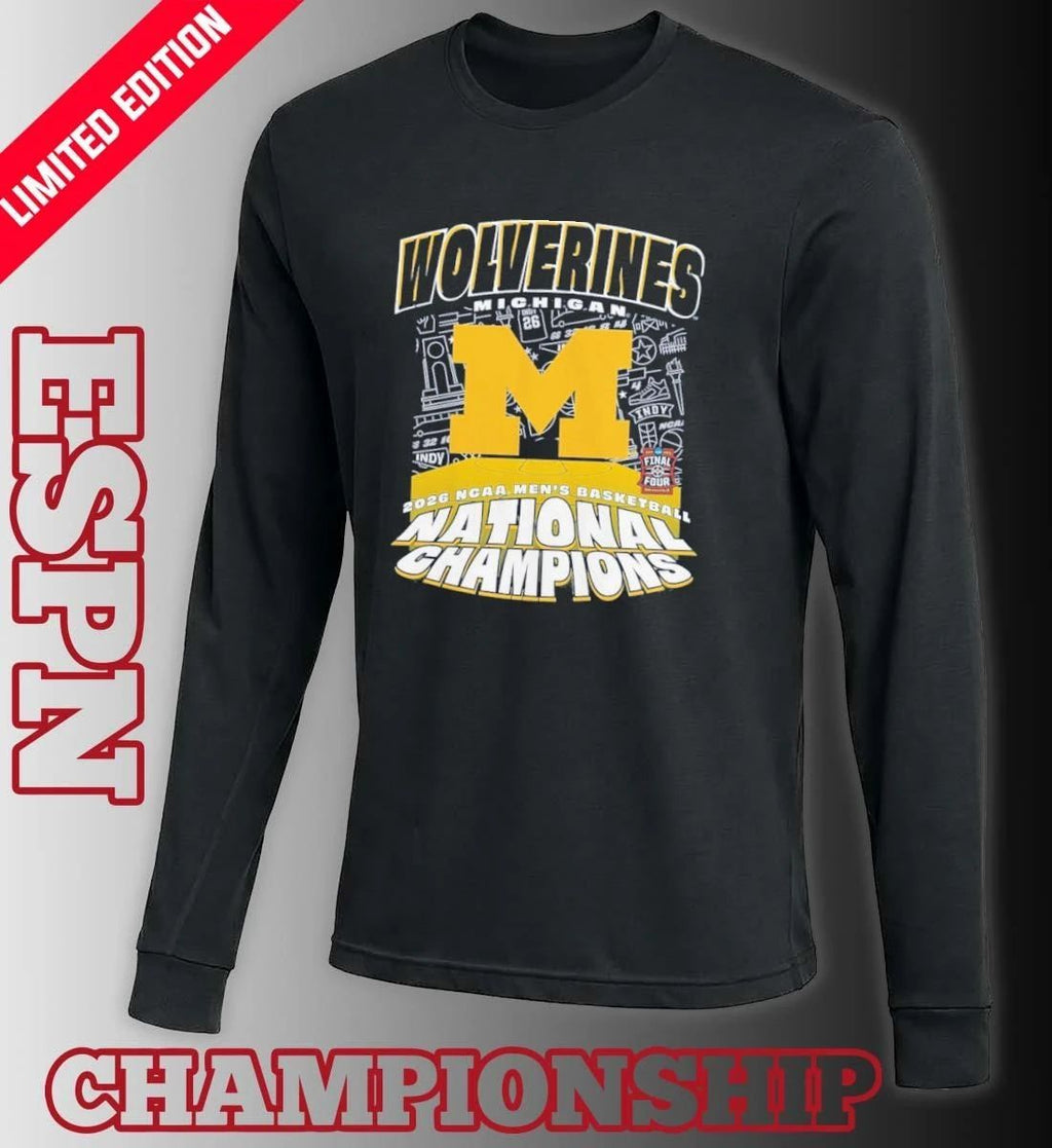 Michigan Wolverines It’s March 2026 NCAA Men’s Basketball National Champions T-Shirt
