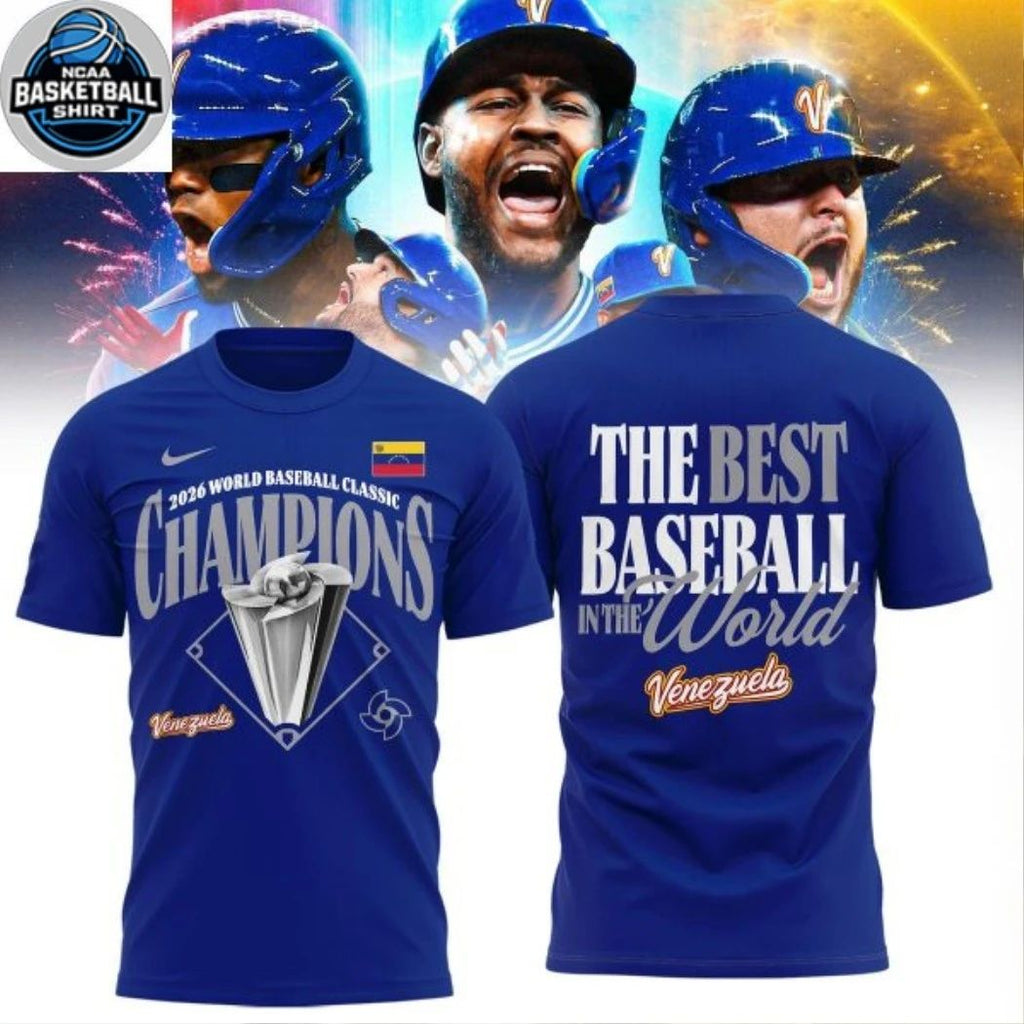 Venezuela World Baseball Classic Champions 2026 The Best Baseball In The World Hoodie T-Shirt