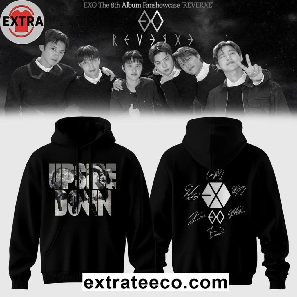 Original EXO The 8th Album Reverse Upside Down 2025 Hoodie T-Shirt