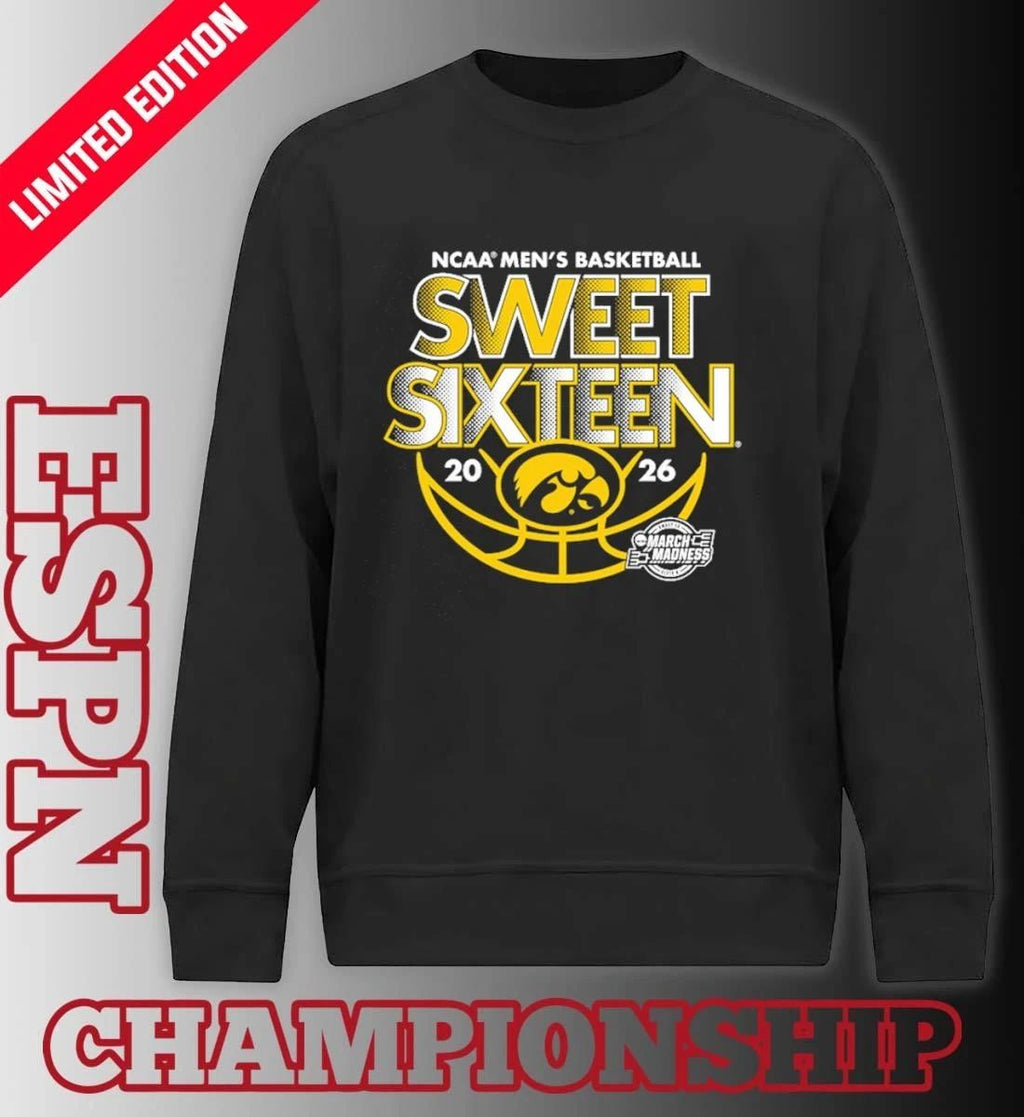 Sweet Sixteen 2026 Iowa Men’s Basketball Shirt