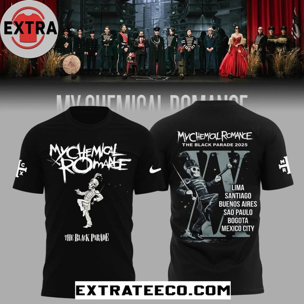 My Chemical Romance Tour 2026 Peru Logo Two Sided Hoodie Shirt