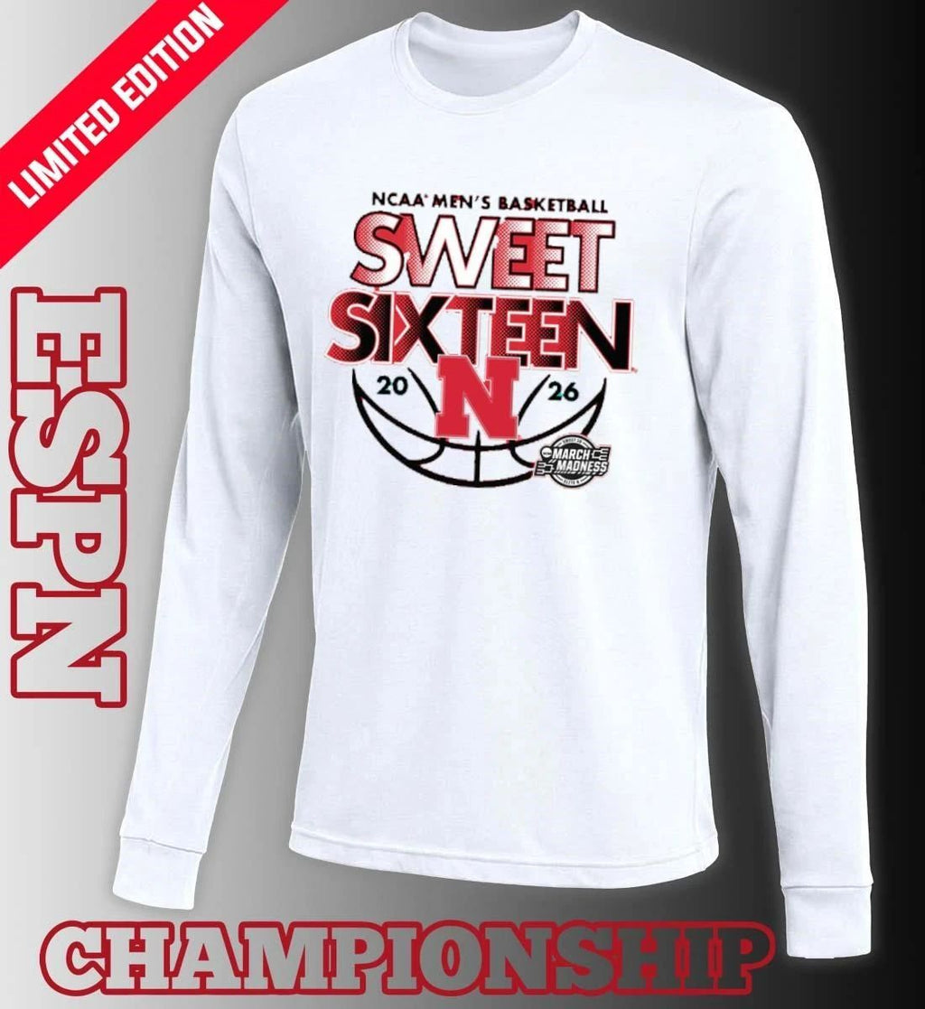 Sweet Sixteen 2026 Nebraska Men’s Basketball Shirt