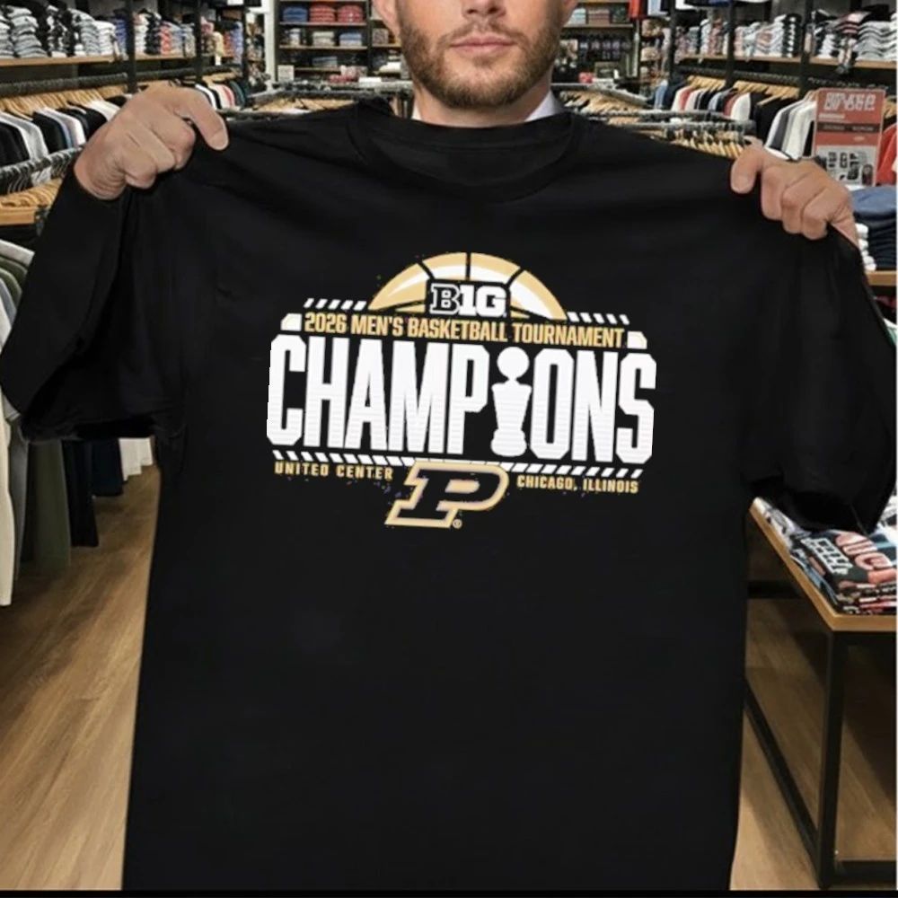 Purdue Boilermakers 2026 Big Ten Men’s Basketball Tournament Champions Shirt
