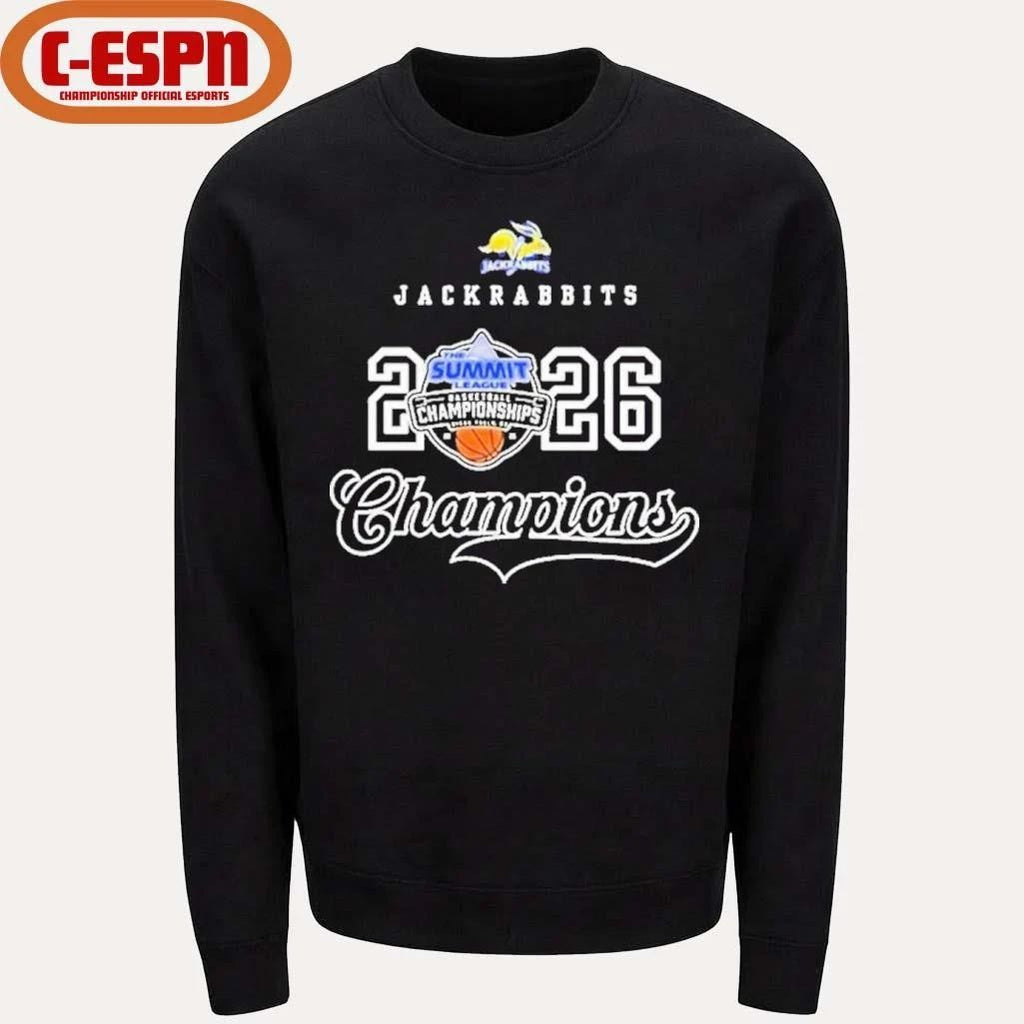 South Dakota State Jackrabbits The Summit League Champions Locker Room T-Shirt