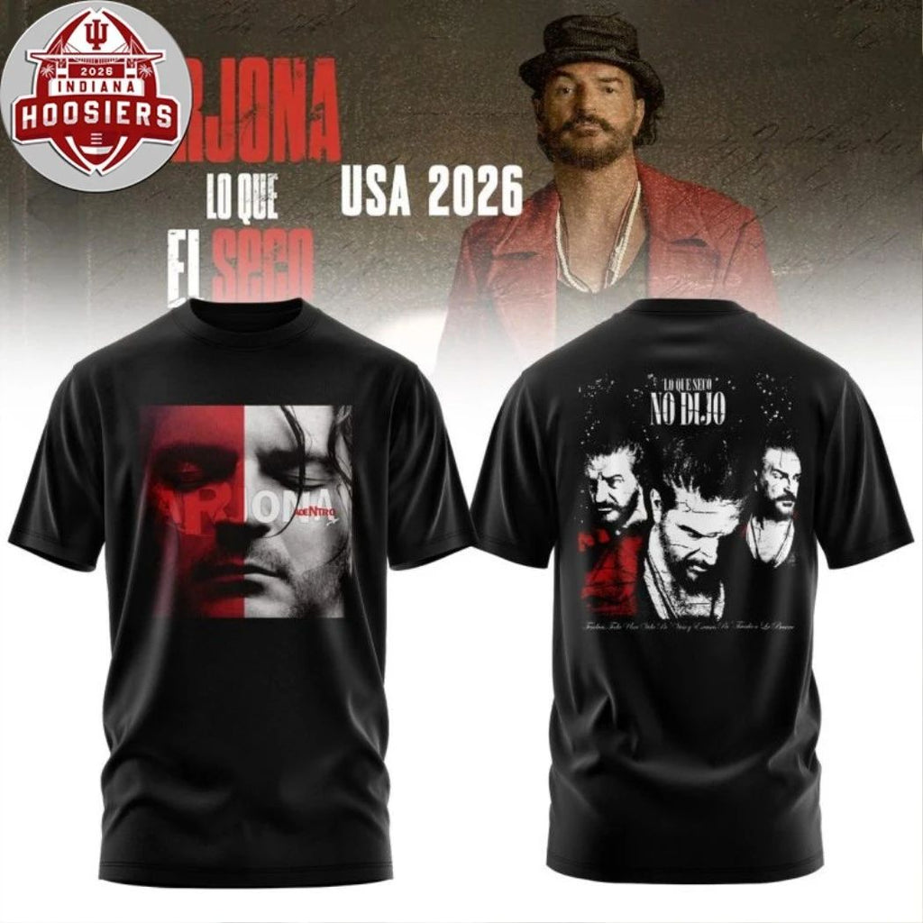 Ricardo Arjona x Lo Que El Seco No Dijo 2026 Tour Two Sided Shirt
