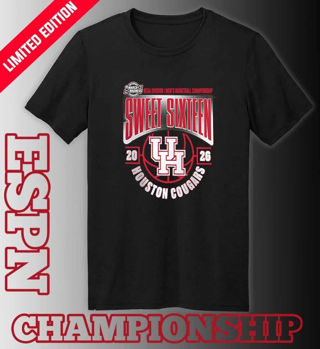 Houston Cougars Sweet 16 NCAA DI Men’s Basketball Tournament March Madness 2026 T-Shirt