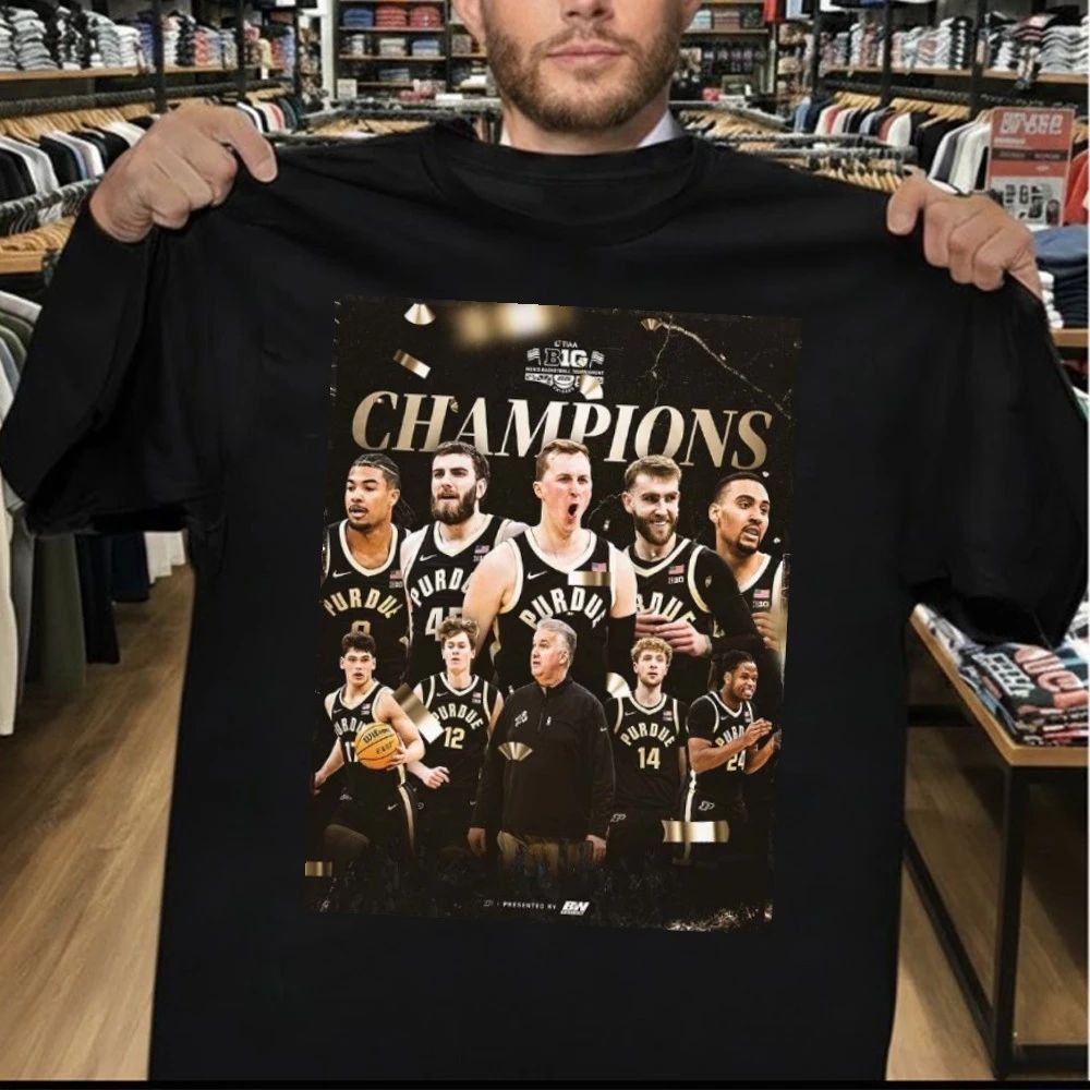 Purdue Boilermakers Men’s Basketball 2026 Big Ten Tournament Champions Shirt