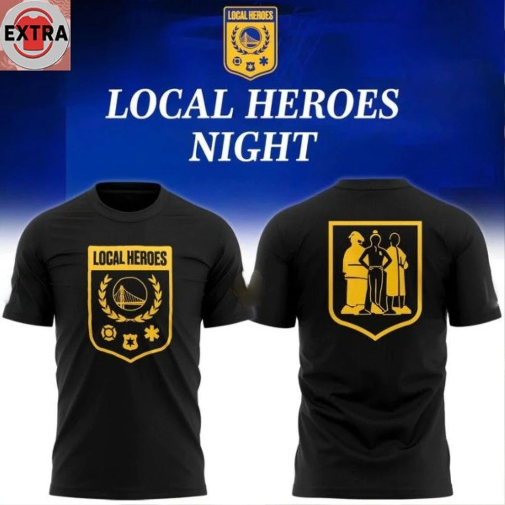 Golden State Warriors x Local Heroes Night 2026 Logo Hoodie T-Shirt
