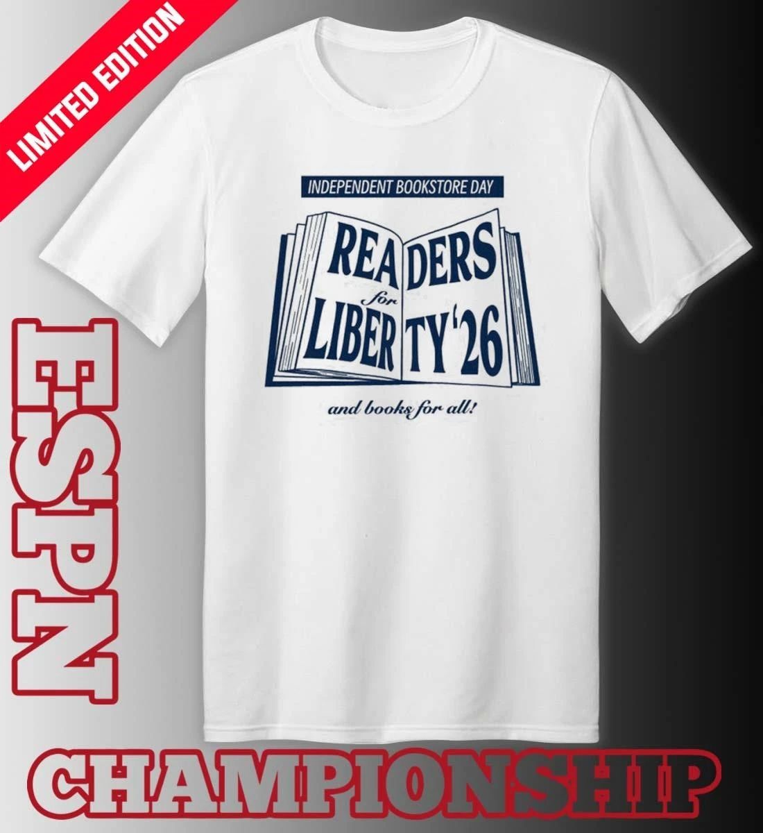 Readers for Liberty and Books for All shirt