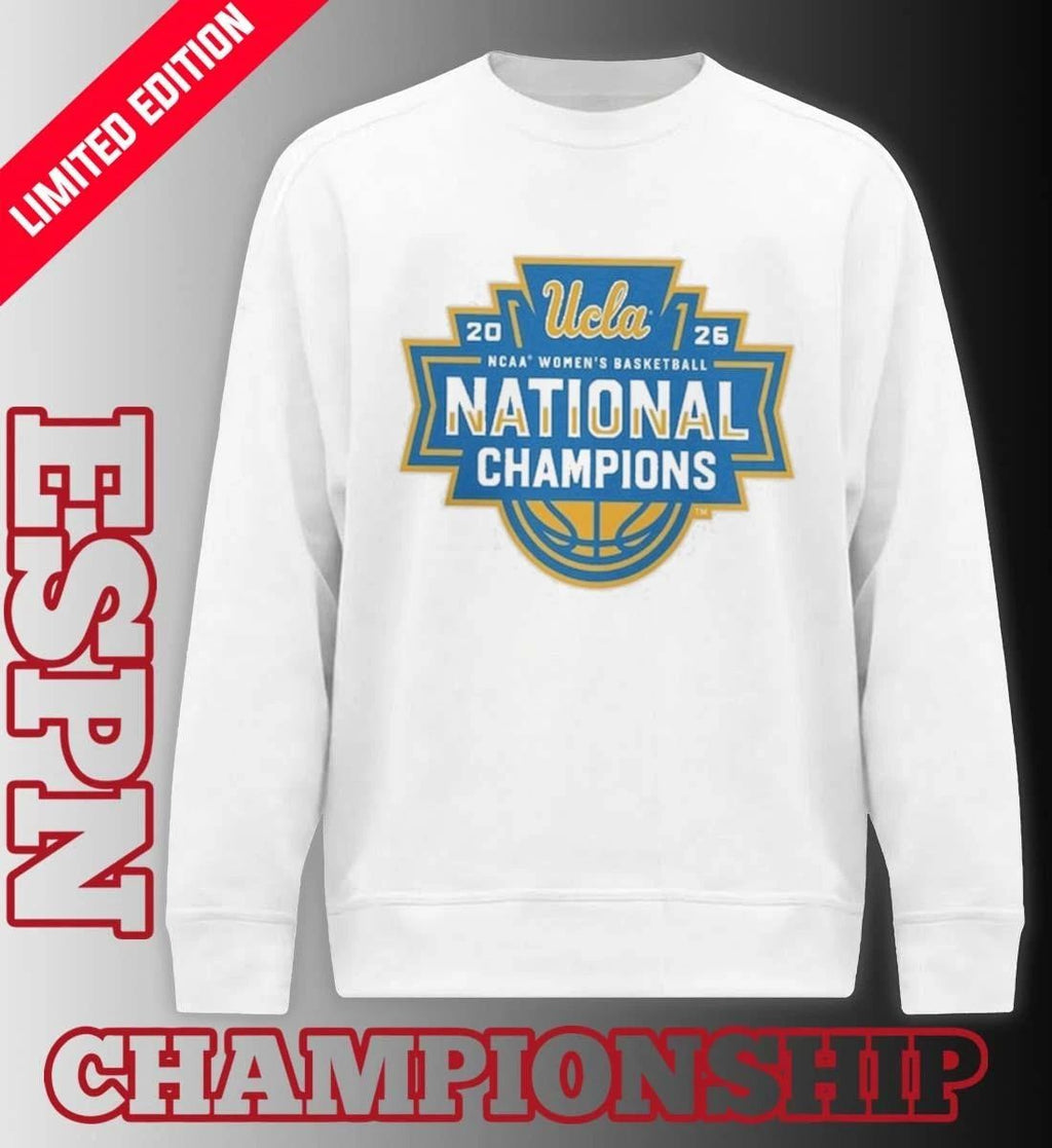 UCLA Bruins NCAA DI Women’s Basketball National Champions Official Logo T-Shirt