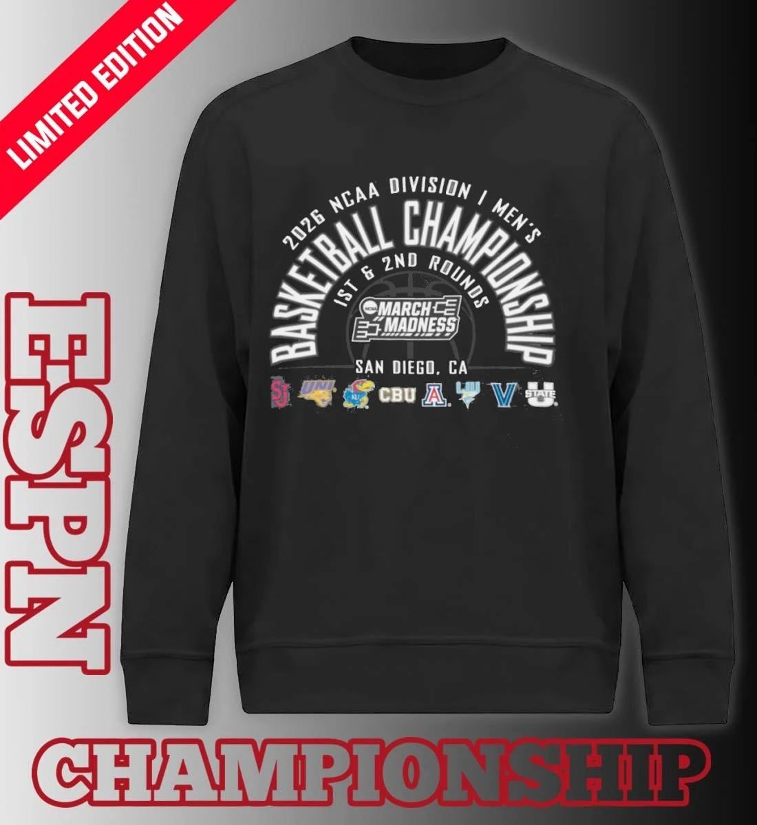 San Diego Regional 2026 NCAA DI Men’s Basketball Championship Shirt
