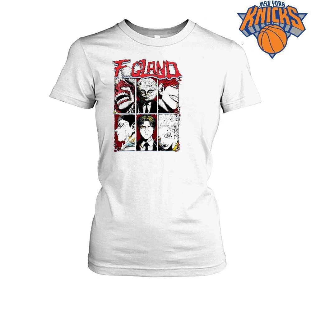 Fogland Anime Manga Style Horror Face Comic Panel Grungy Streetwear Graphic Shirt