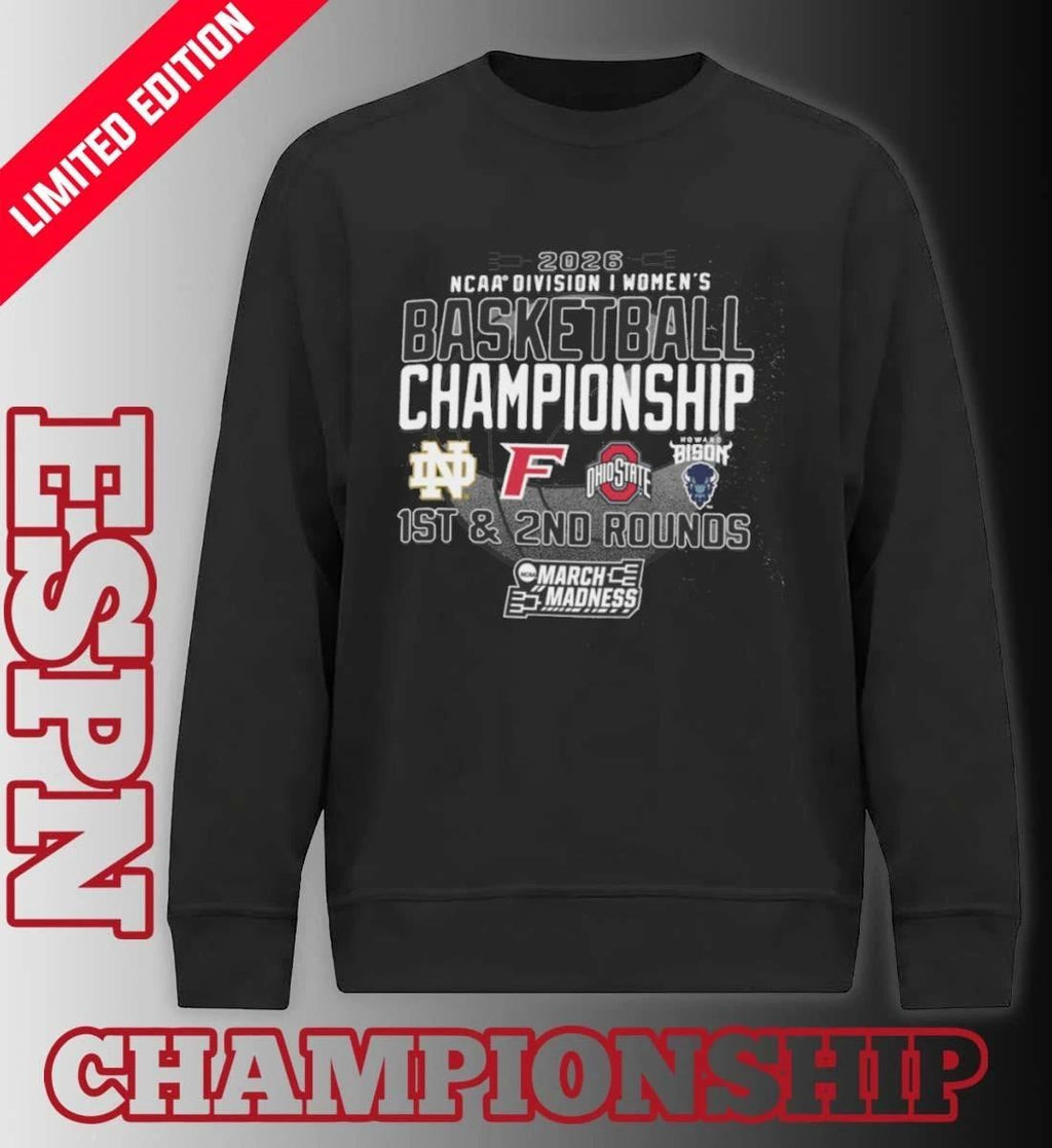 1st, 2nd Rounds 2026 NCAA DI Women’s Basketball Championship – Columbus, OH Shirt