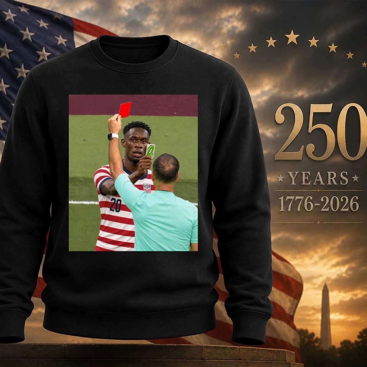 Trump Reverse Red Card Suspension Folarin Balogun Shirt