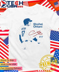 Shohei Ohtani No. 17 Los Angeles Dodgers star player signature shirt