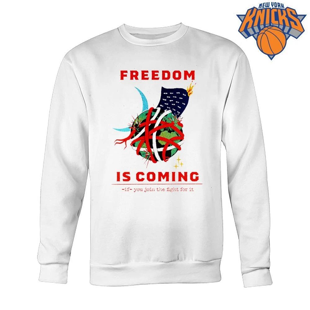 Freedom Is Coming If You Join The Fight For It Earth Octopus Tentacles Anti War Protest Vintage shirt