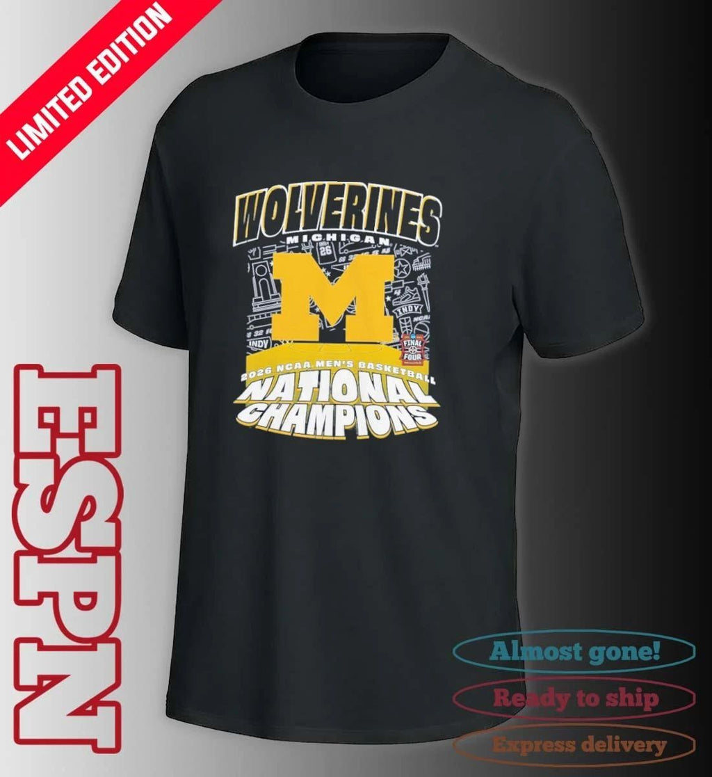 Michigan Wolverines It’s March 2026 NCAA Men’s Basketball National Champions T-Shirt