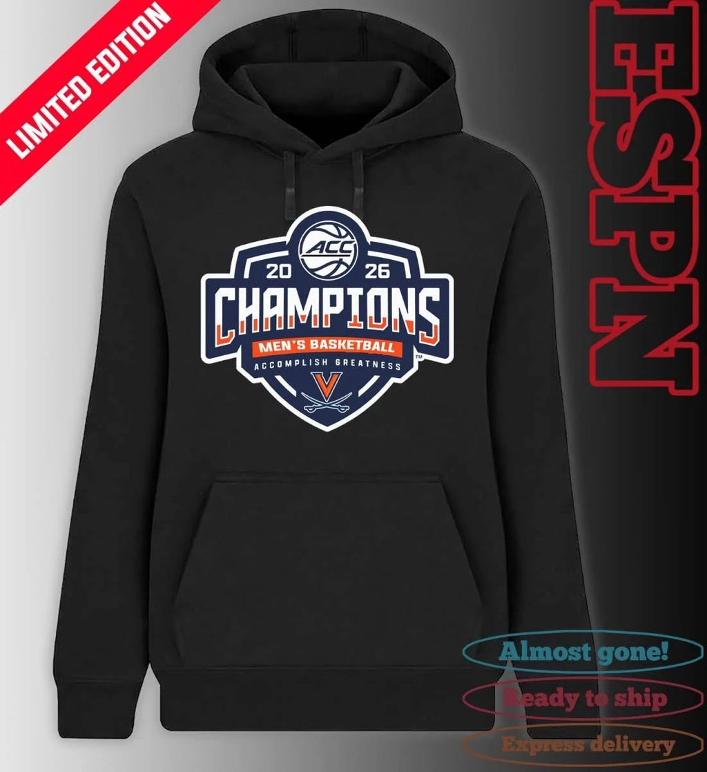 Virginia Cavaliers ACC Men’s Basketball Tournament Champions 2026 Official Logo T-Shirt