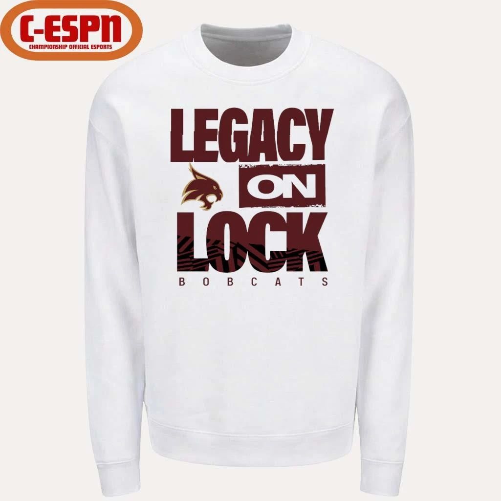 Texas State Men’s Basketball Legacy On Lock Bench T-Shirt