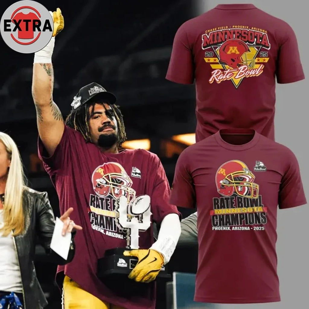 Original Minnesota Golden Gophers Rate Bowl Champions 2025 Edition For Fan Shirt