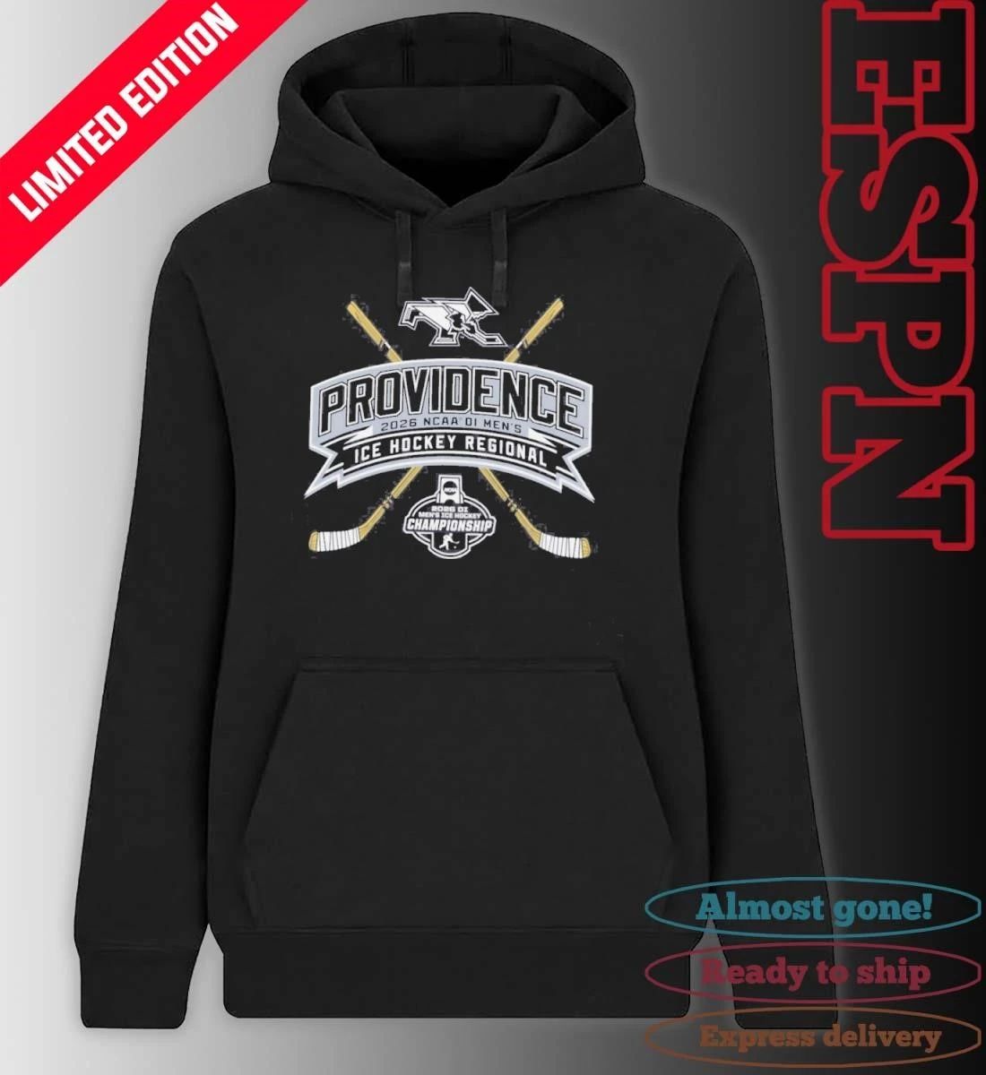 Providence Friars 2026 NCAA DI Men’s Ice Hockey Regionals T-Shirt