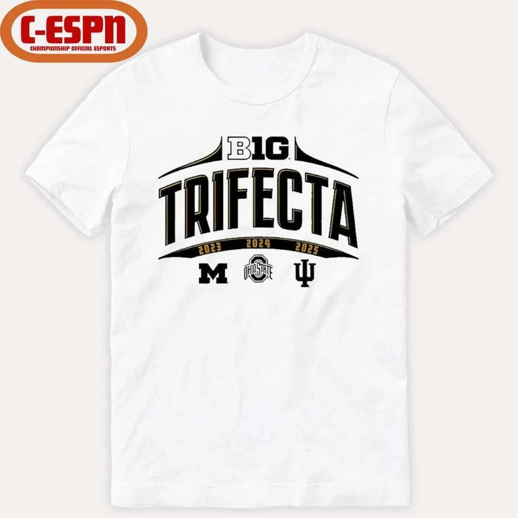 Big Ten Trifecta 2023, 2024, 2025 Shirt