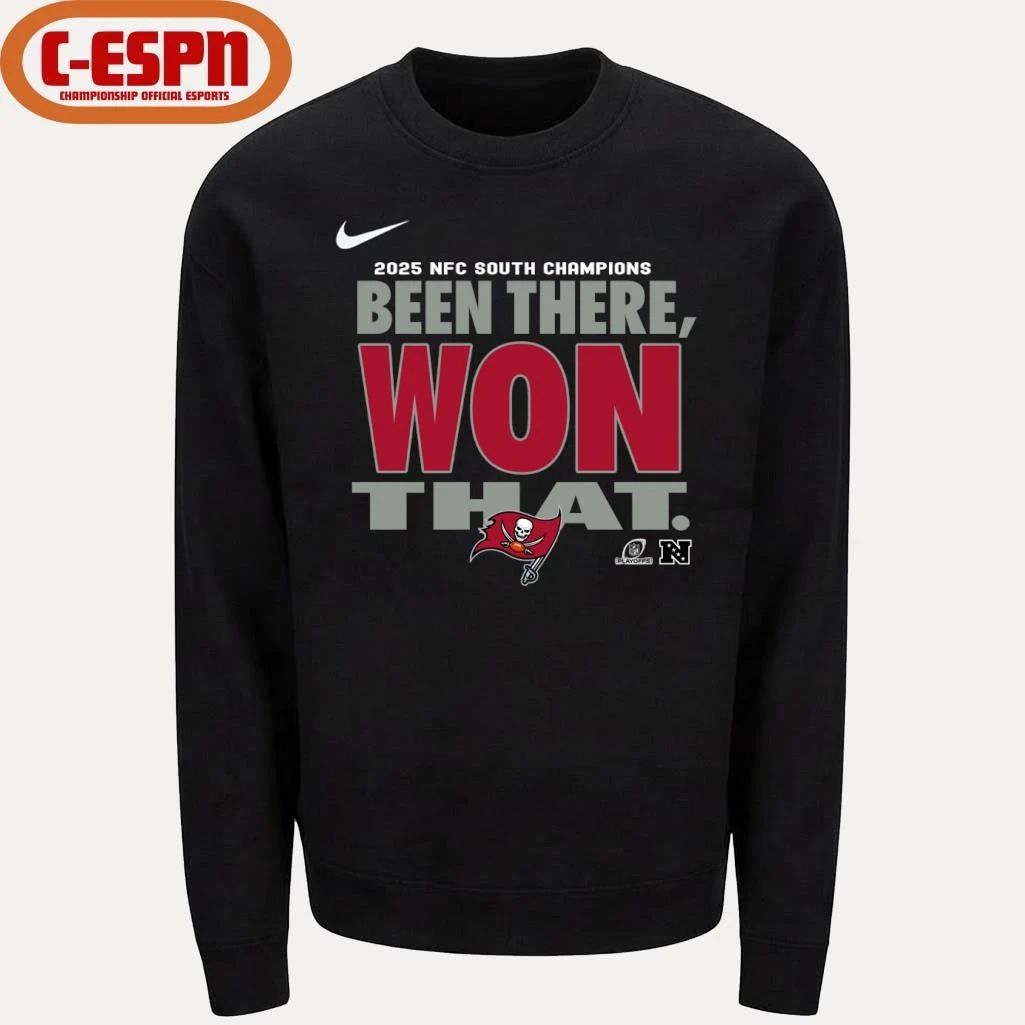 Tampa Bay Buccaneers NFC South Division Champions Locker Room T-Shirt