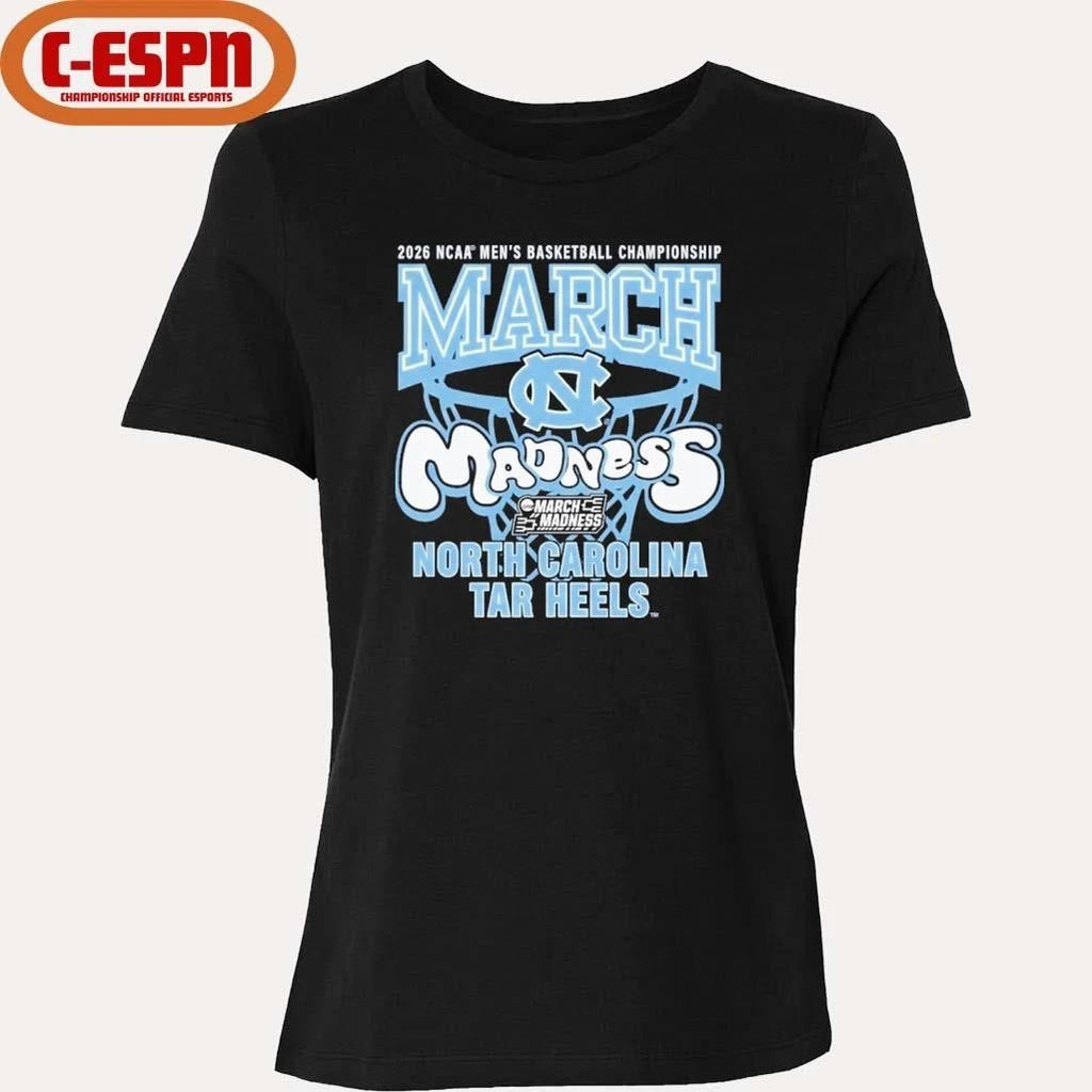 UNC Tar Heels 2026 NCAA Men’s Basketball Championship March Madness Shirt