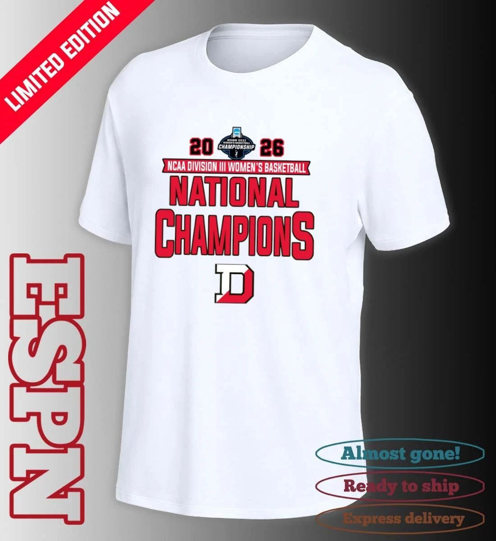 Denison Women’s Basketball 2026 NCAA DIII National Champions Locker Room T-Shirt