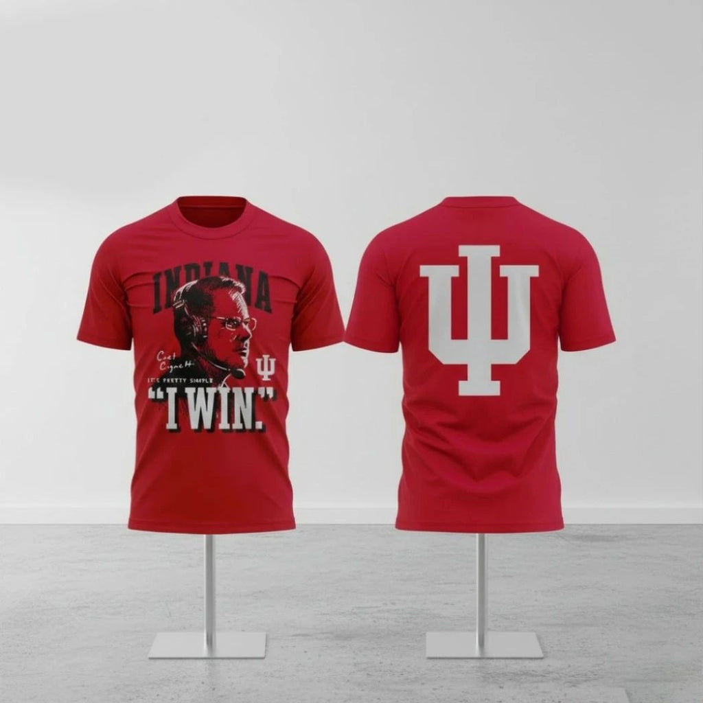 Indiana University Hoosiers Coach Curt Cignetti I Win National Championship 2026 Shirt