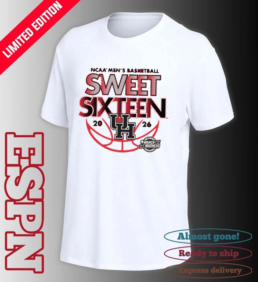 Sweet Sixteen 2026 Houston NCAA Men’s Basketball Shirt