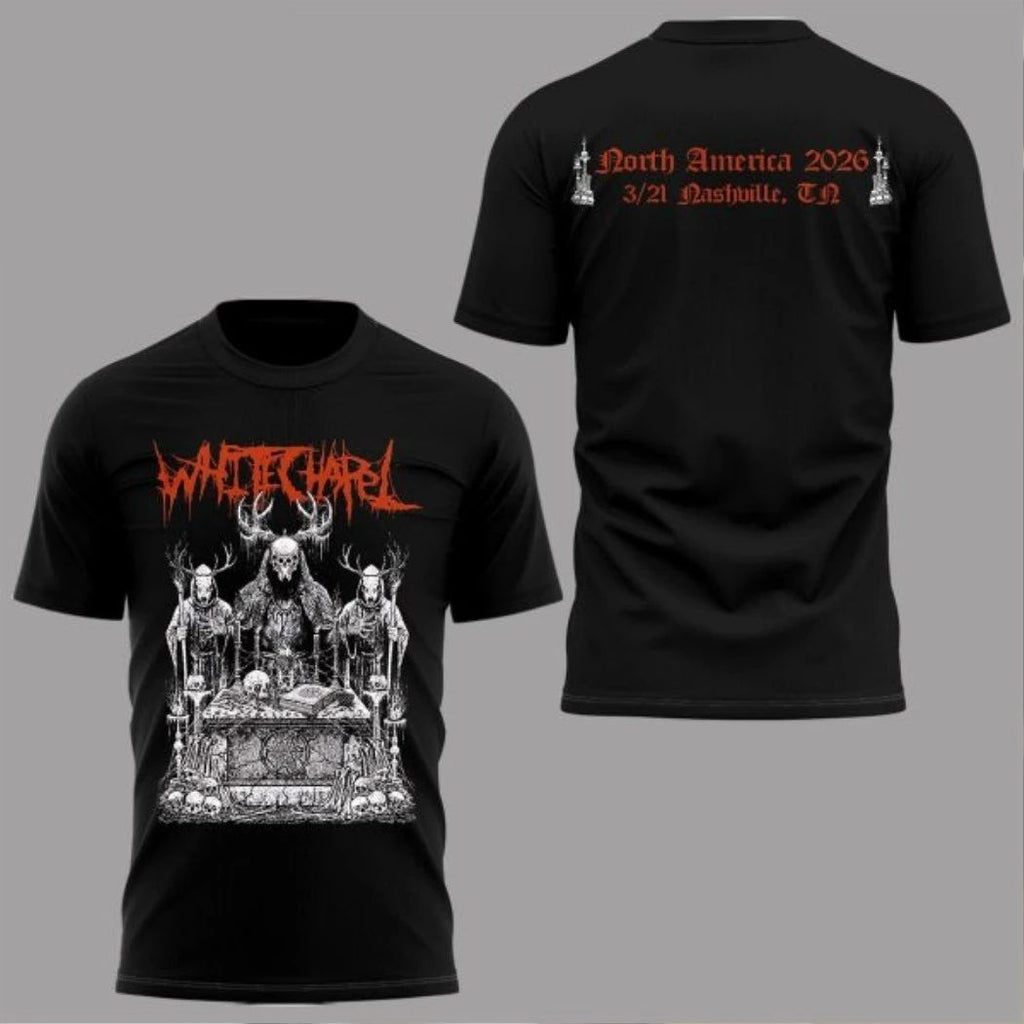 Whitechapel North America Tour 2026 Nashville, TN Hoodie T-Shirt