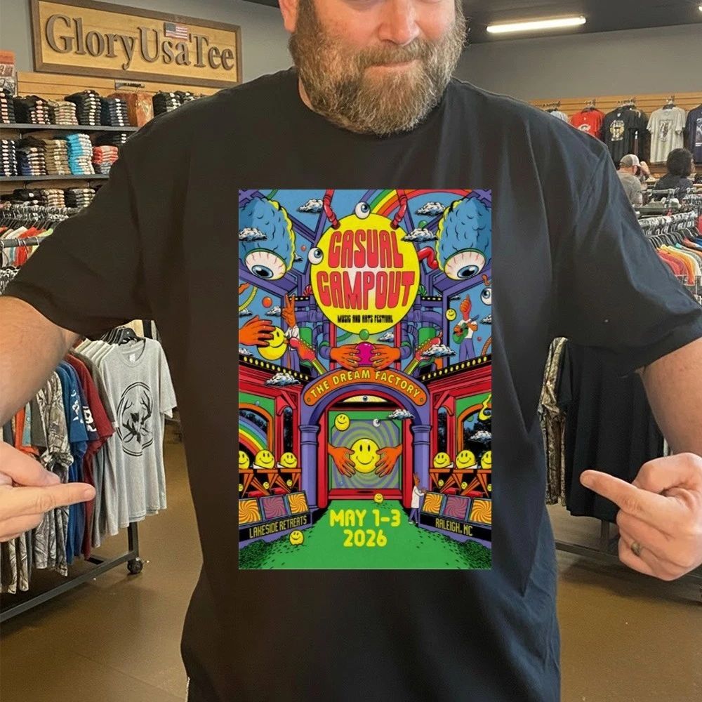 Casual Campout 5-1.5-3-2026 Lakeside Retreats Raleigh NC Poster Shirt