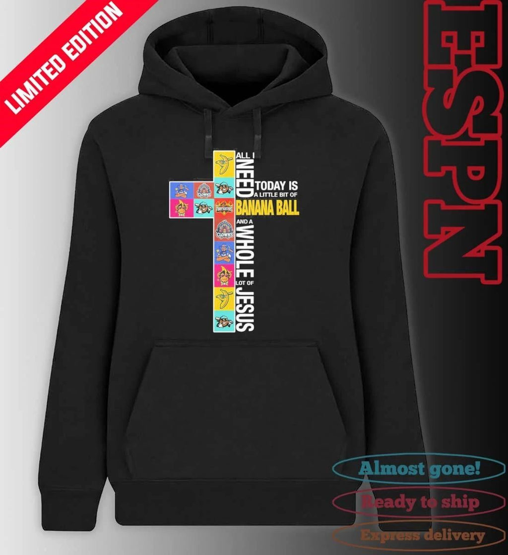Banana Ball All I Need Today Cross Shirt