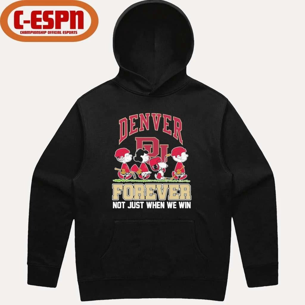 The Peanuts Characters Forever X Denver Pioneers Shirt