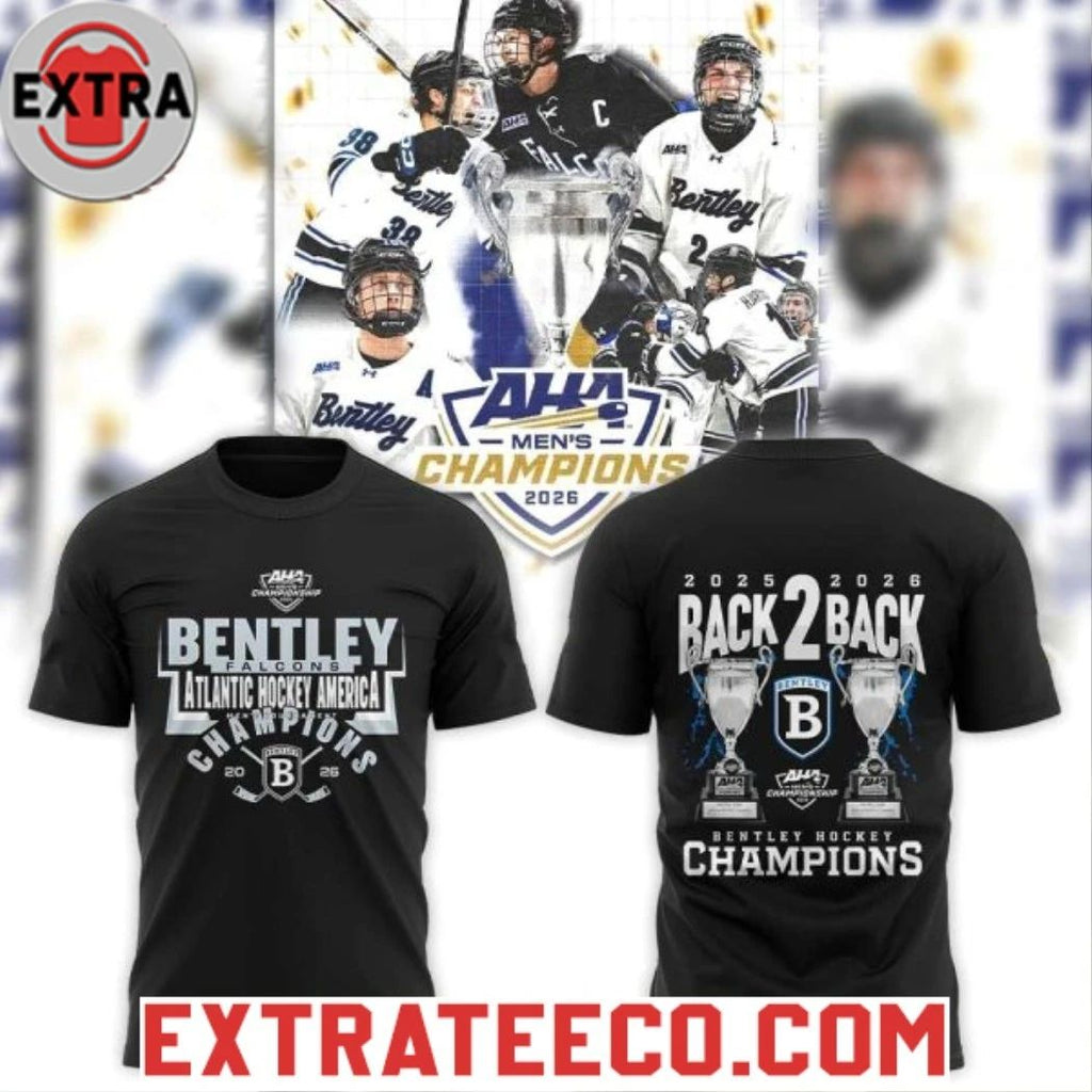 Bentley Hockey 2026 Atlantic Hockey America Champions Shirts