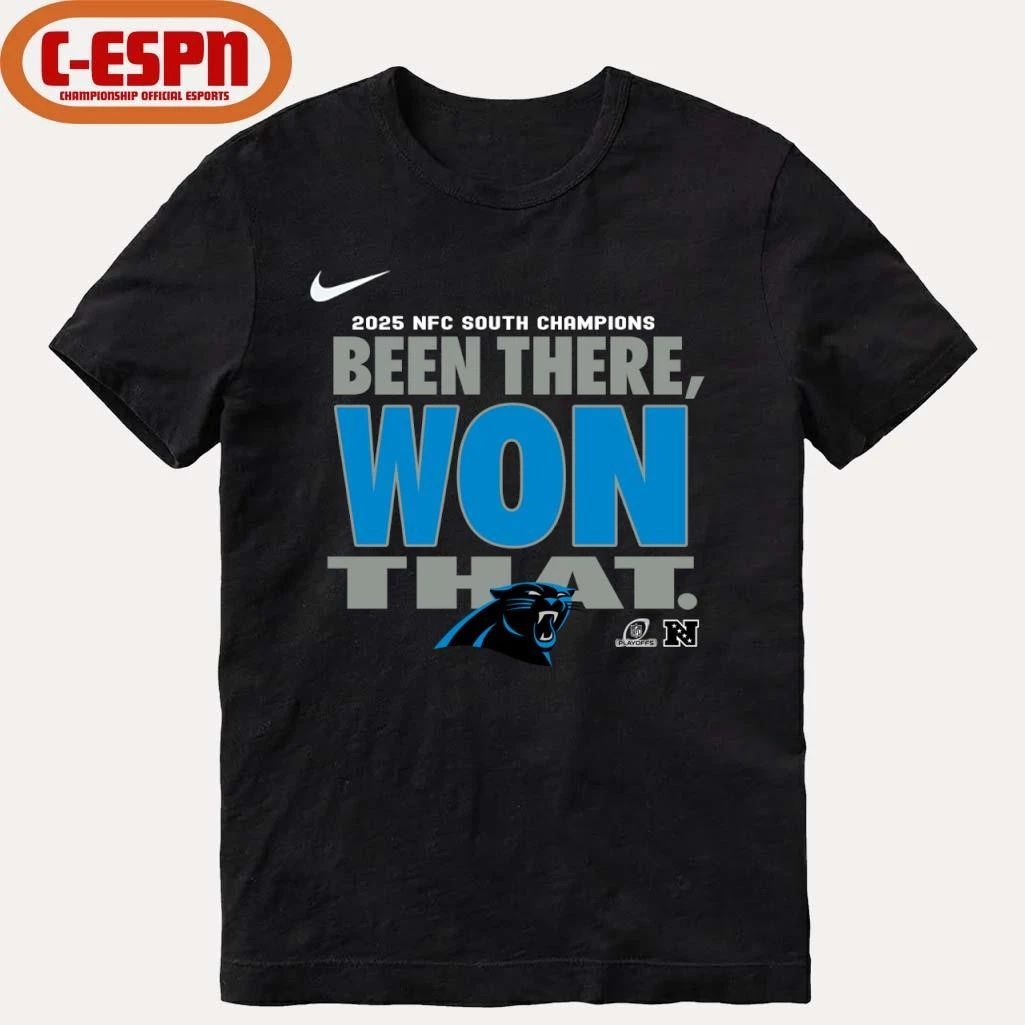 Carolina Panthers Been There Won That 2025 T-Shirt