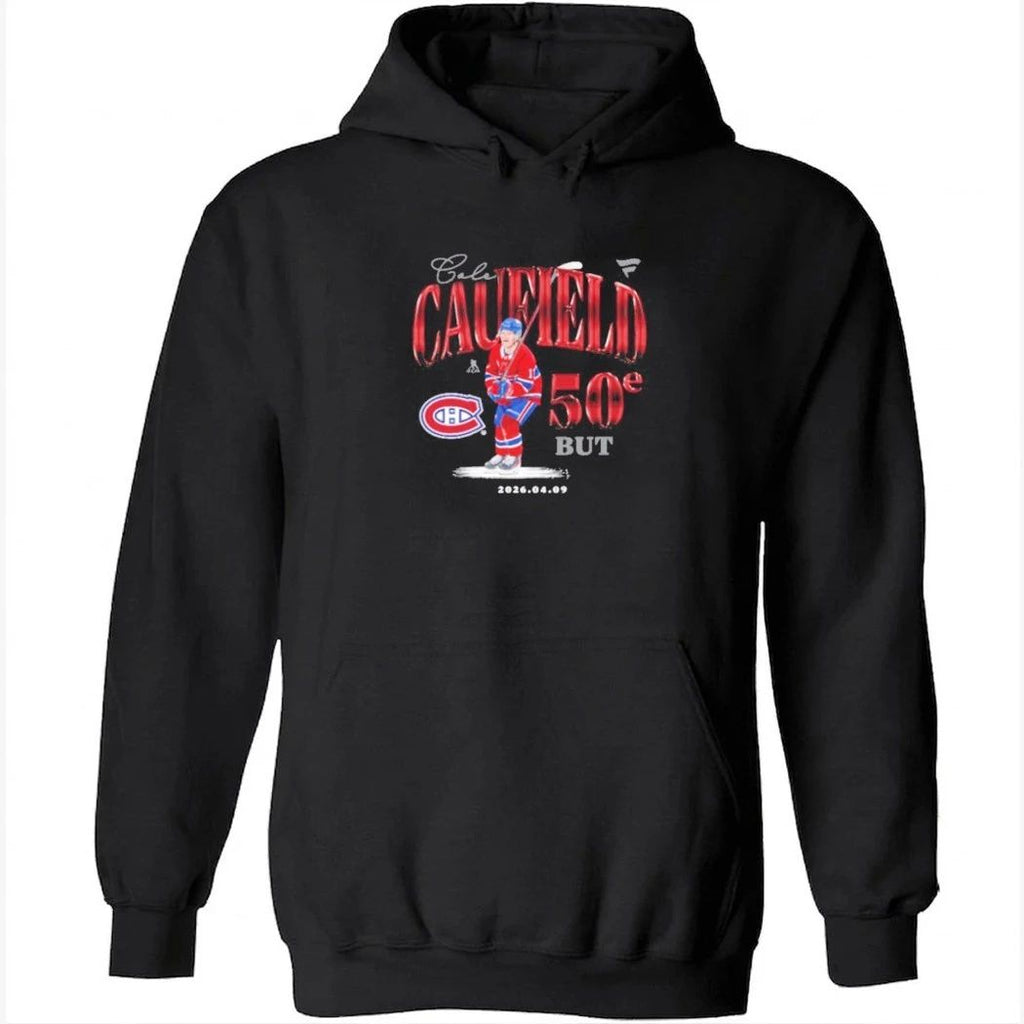 Cole Caufield 50th Goal Commemorative T-Shirt