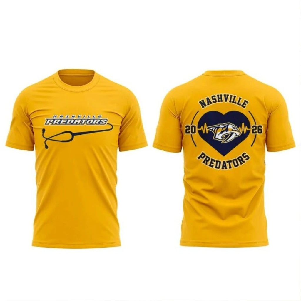 Original Nashville Predators Healthcare Appreciation Night 2026 Hoodie Shirt