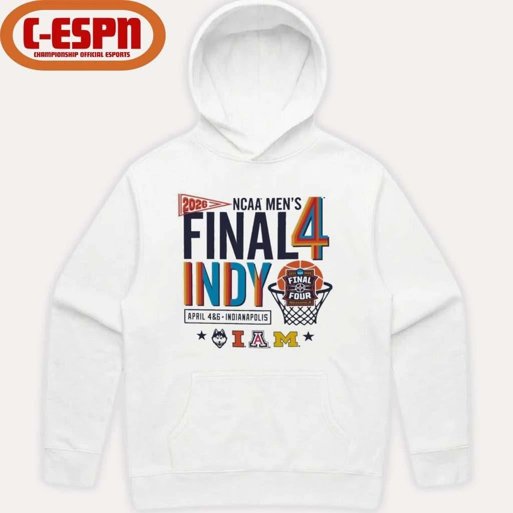 Four Teams 2026 NCAA Men’s Final Four Indy Retro T-Shirt