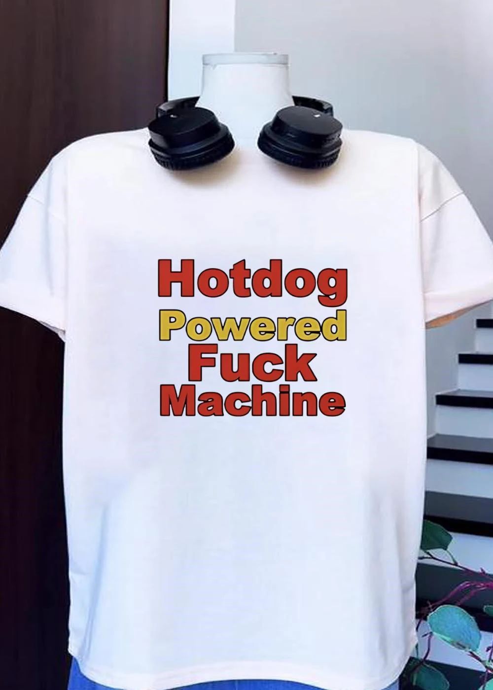 Hotdog Powered Fuck Machine Tee Unisex T-shirt, Sweatshirt, Hoodie (1)