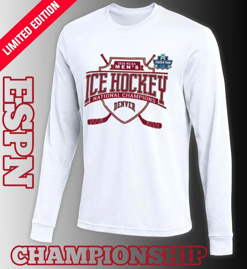 Denver Pioneers 2026 NCAA Men’s Ice Hockey National Champions T-Shirt