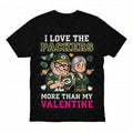 Carl And Ellie Fredricksen I Love The Green Bay Packers Up Movie I Love The Packers More Than My Valentine Logo T-Shirt