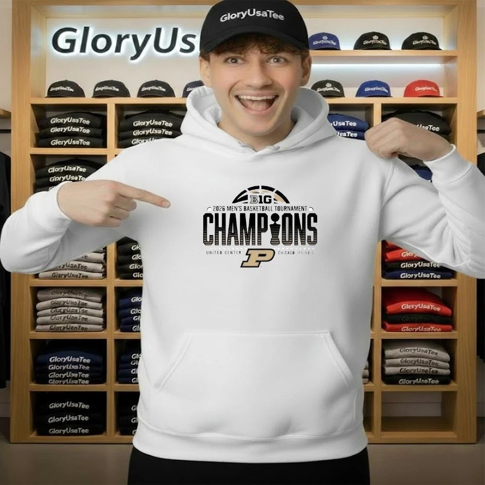 Purdue Boilermakers 2026 Big Ten Men’s Basketball Tournament Champions Shirt