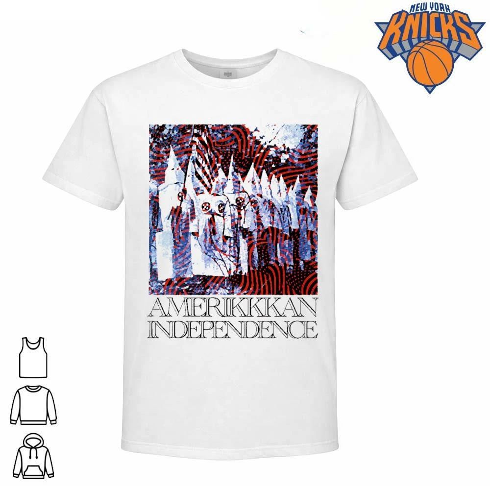 Amerikkkan Independence Vintage KKK Satirical Political Graphic Shirt