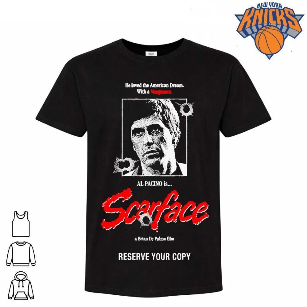 Scarface Al Pacino He Loved The American Dream With A Vengeance Movie Vintage Shirt